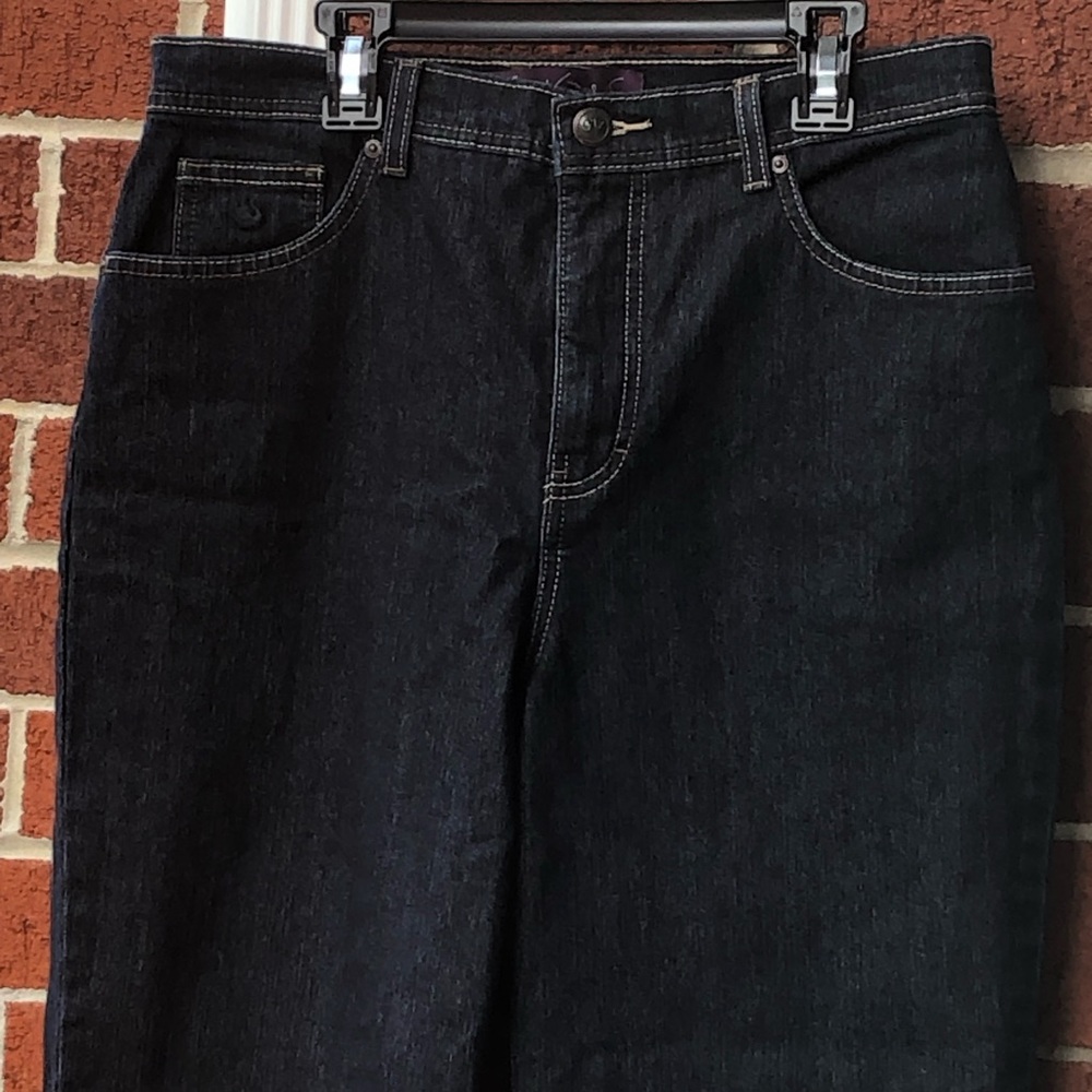 Gloria Vanderbilt Black Jeans Size 12 —#035 - Picture 3 of 12